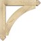 Ekena Millwork Thorton Arts and Crafts Rough Sawn Bracket w/ Offset Brace, Douglas Fir, 6"W x 30"D x 30"H BKT0604X30X30THR03RDF - alternate 2